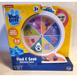Nickelodeon Find & Seek Spinning Matching Game Memory & Match Blues Clues